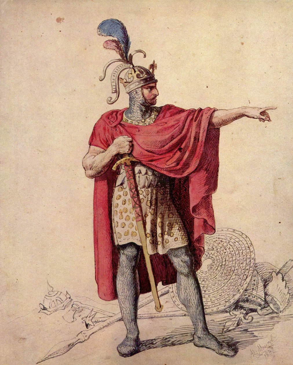 Alfred der Große av Adolph Menzel