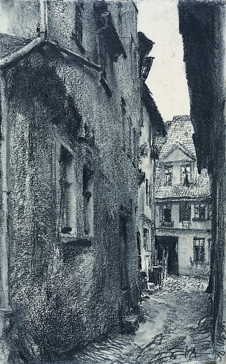 Gamla vägen av Adolph Menzel