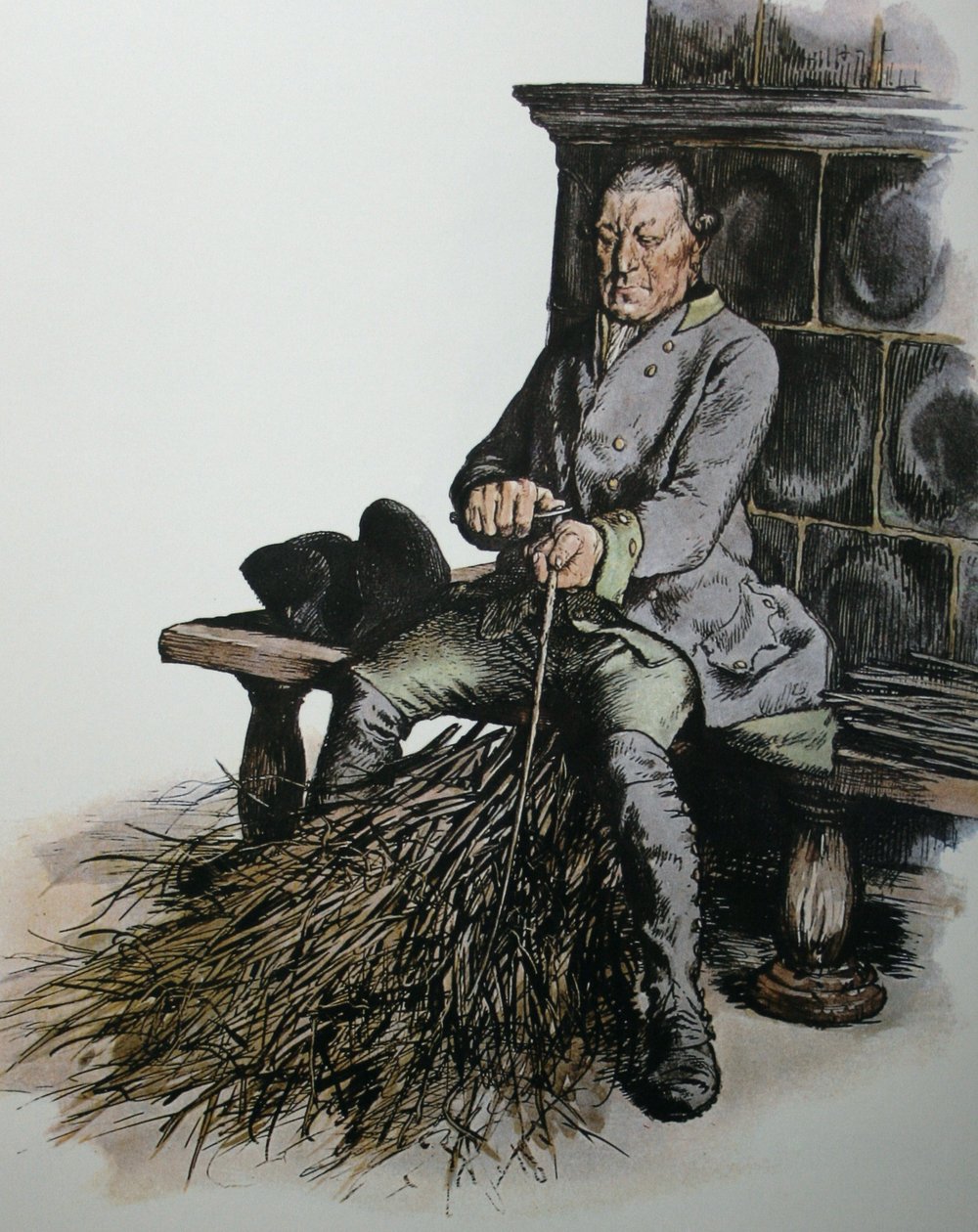 Preußischer Profoss  av Adolph Menzel