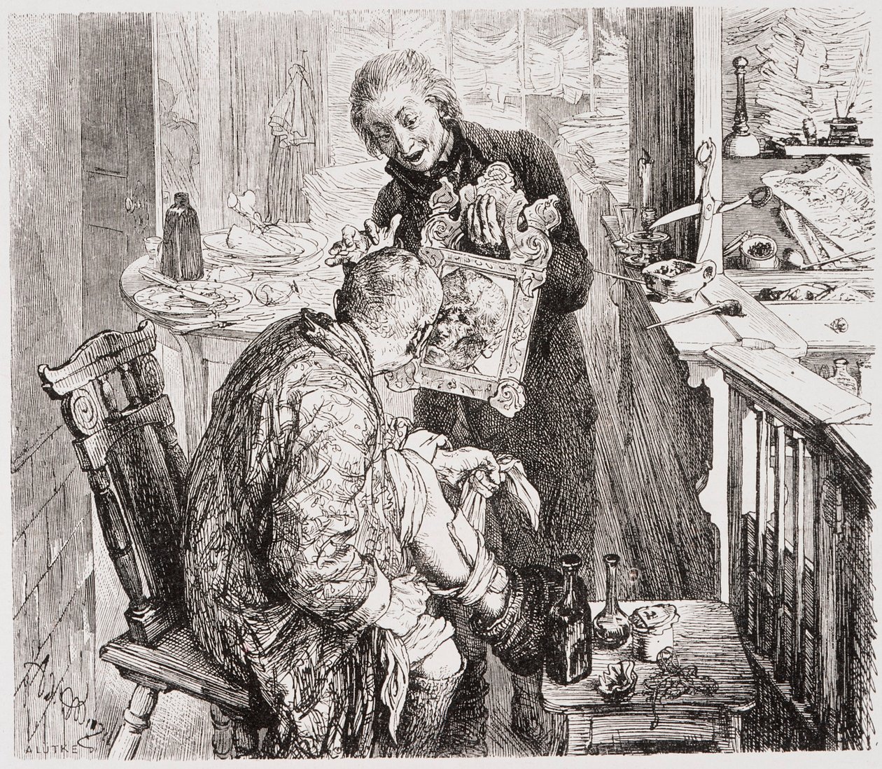 Den trasiga kannan av Adolph Menzel