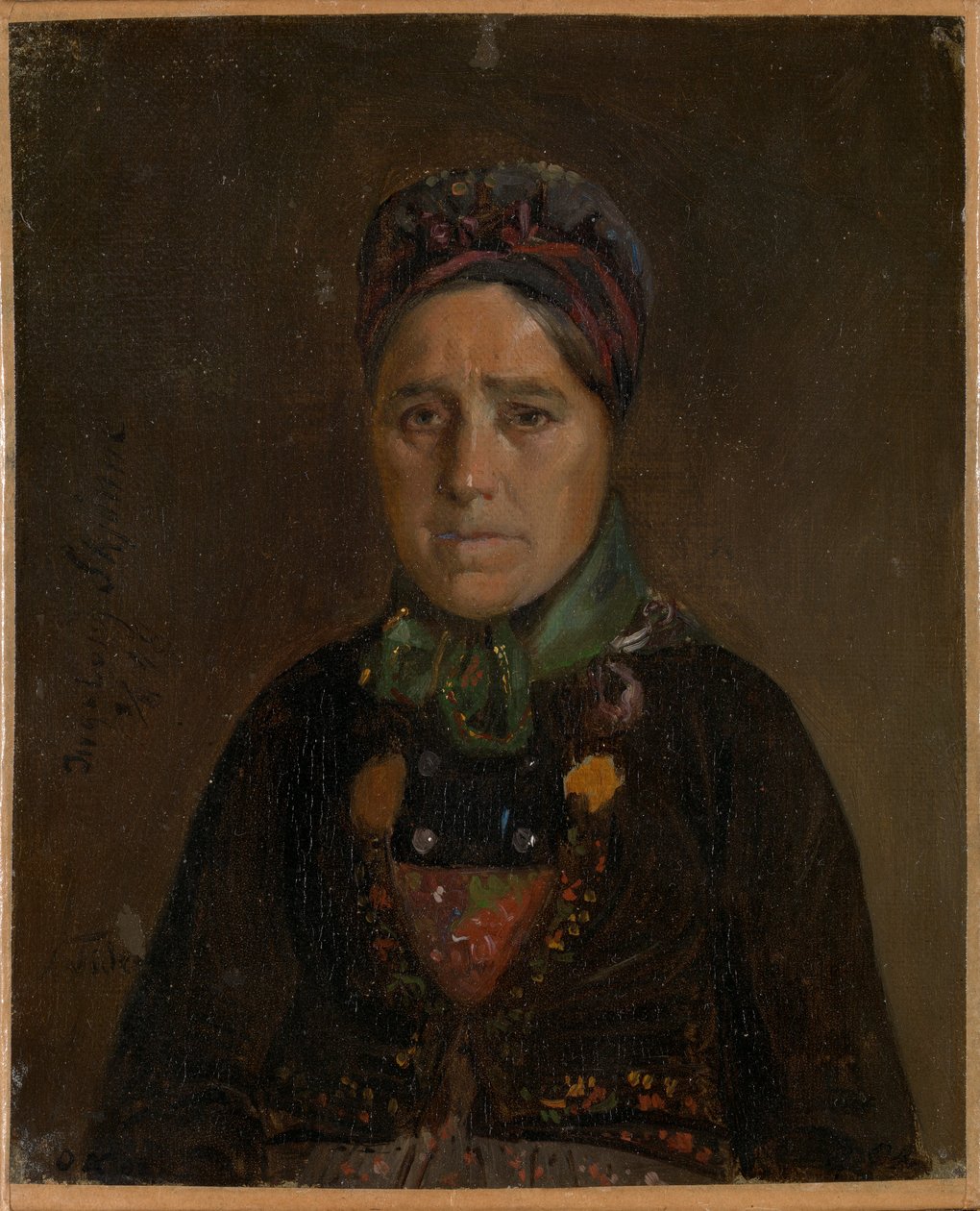 Porträtt av Ingeborg Skjønne från Numedal av Adolph Tidemand