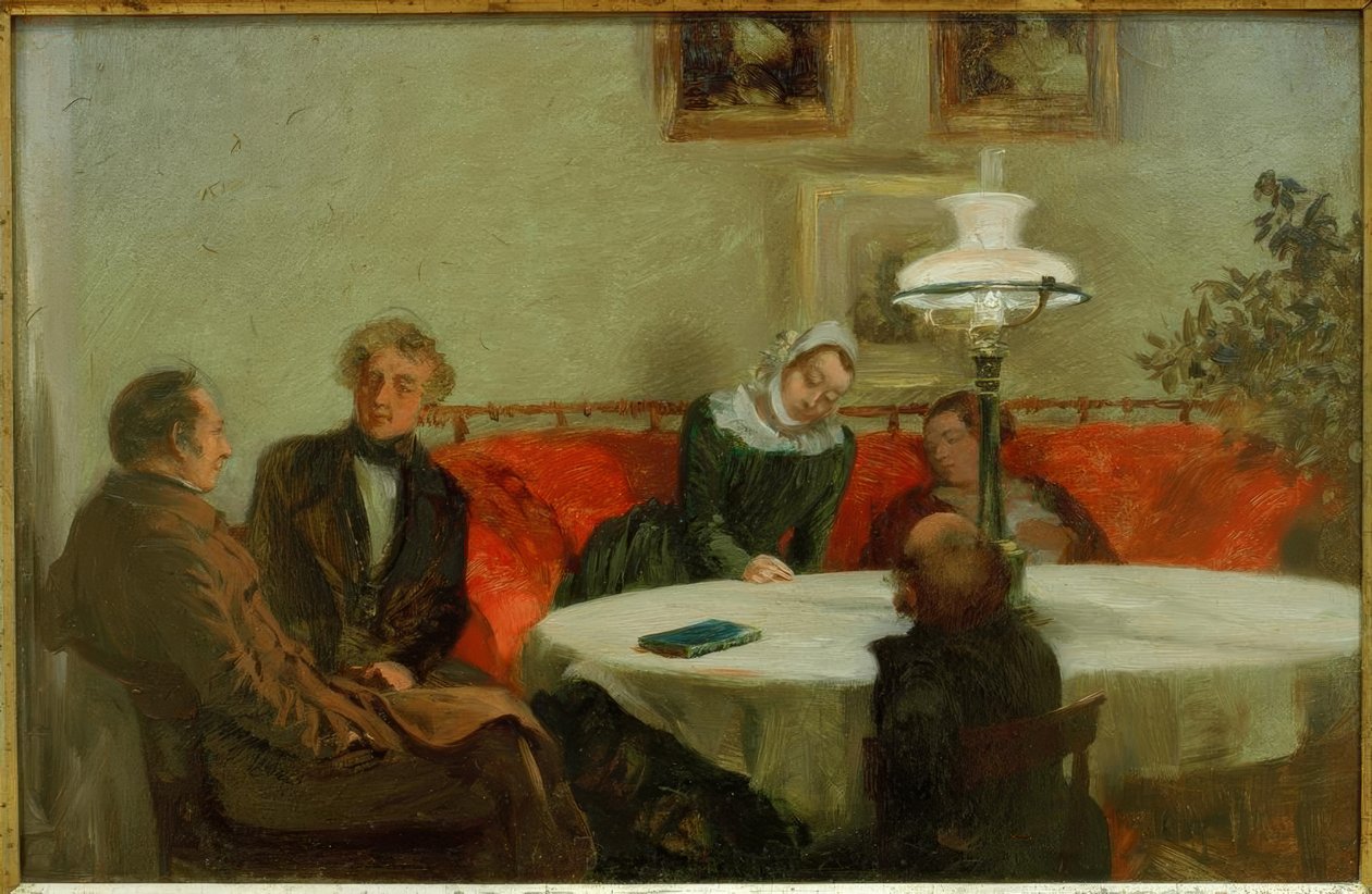 Kvällsfest av Adolph Menzel