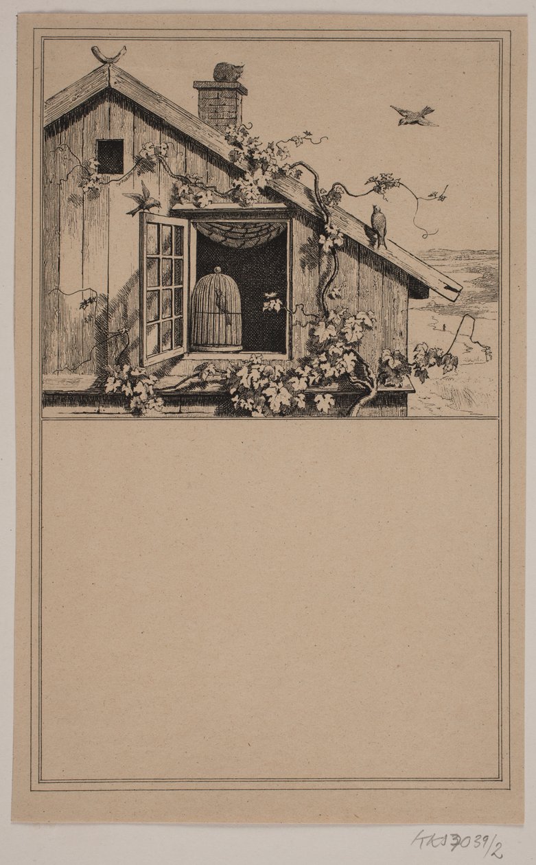 Fångarna och de fria. Nej. 1 i Chr. Winther och M. Rørbye, "25 bilder för små barn" av Johan Adolph Kittendorff