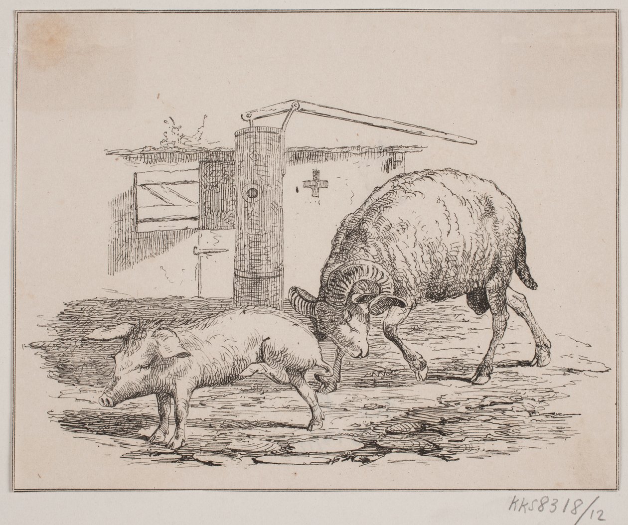 Baggen och grisen av Johan Adolph Kittendorff