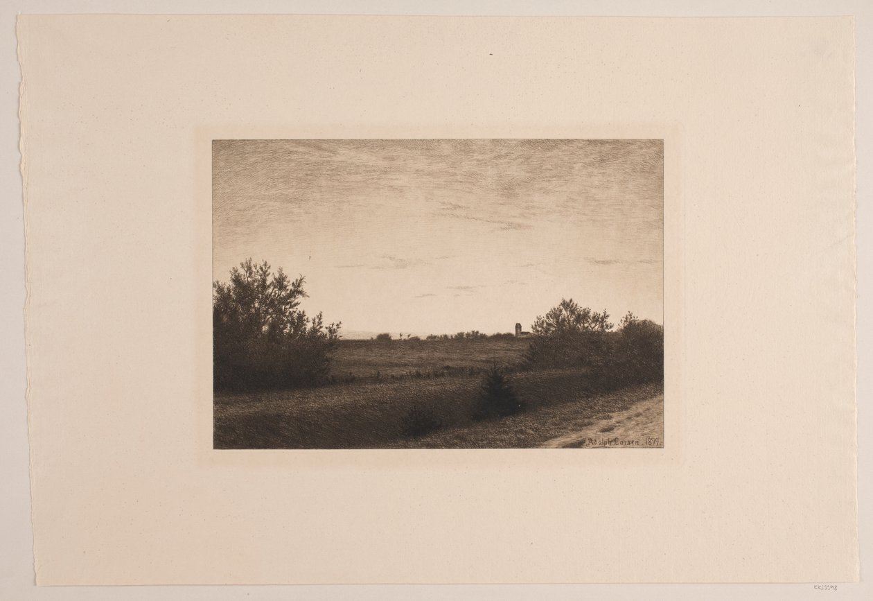 Sommarkväll på Rødovre av Adolph Larsen
