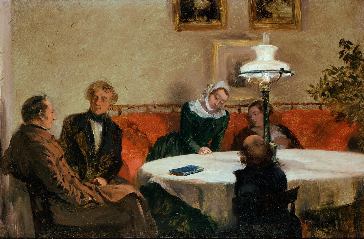 Kvällssällskap av Adolph Menzel