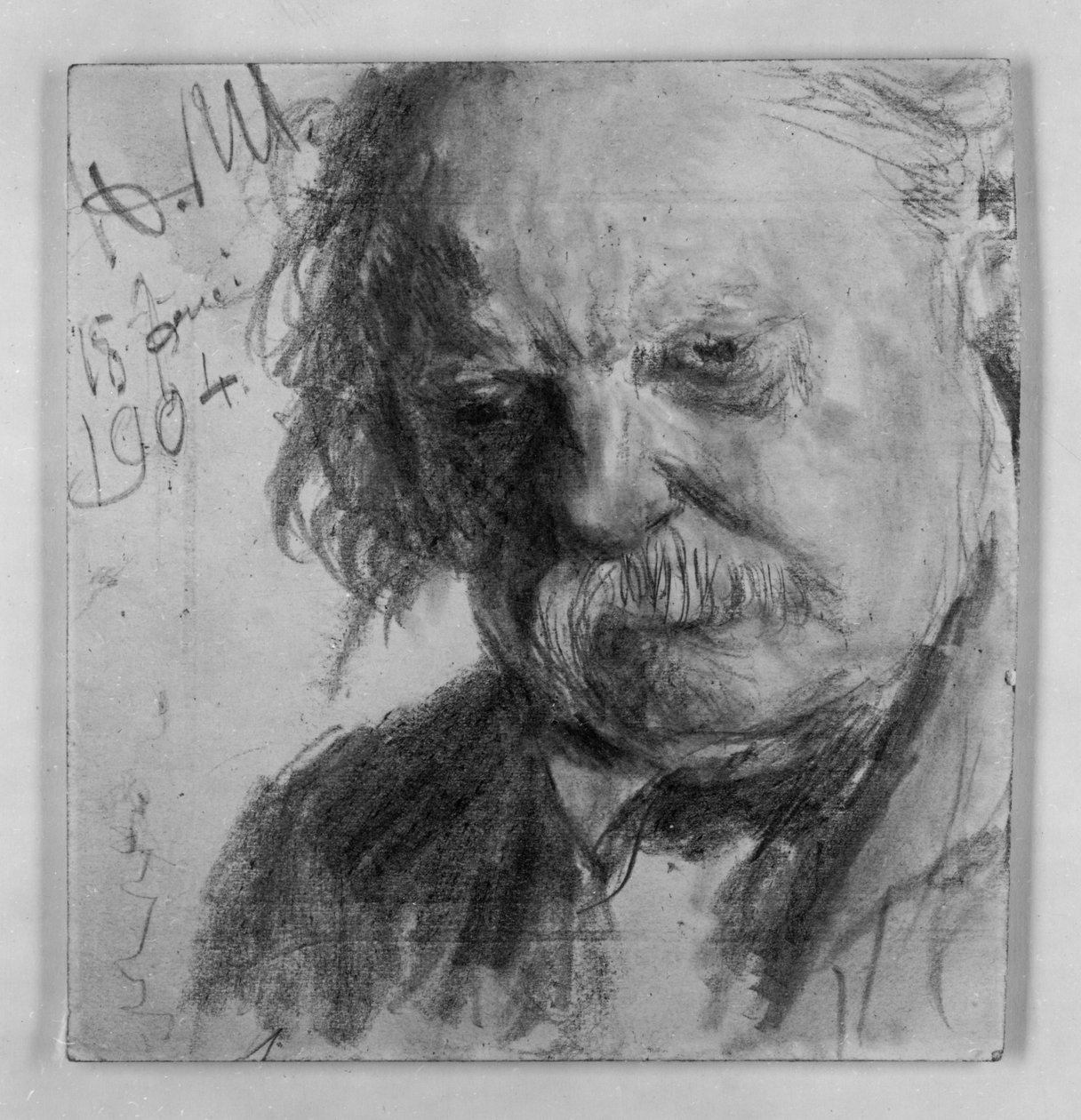 Äldre man med snurrbart av Adolph Menzel