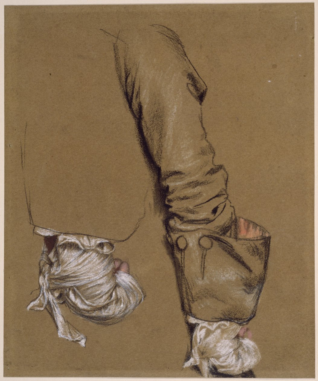 Arm och ansluten hand av Adolph Menzel