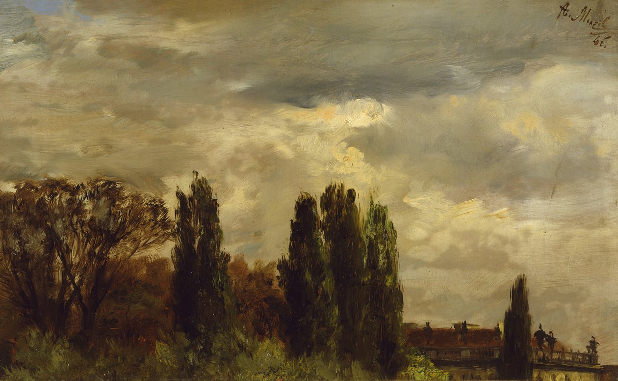 Utsikt över prins Albrechts park av Adolph Menzel