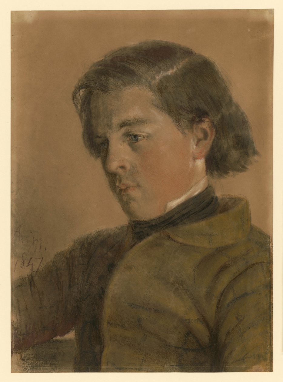 Carl Johann Arnold under sitt 17:e levnadsår av Adolph Menzel