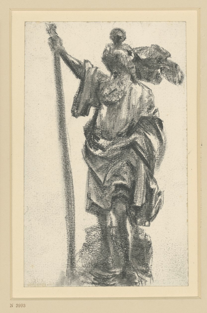 Christophorus, apostelmästaren från Freiberg, i Dresden av Adolph Menzel