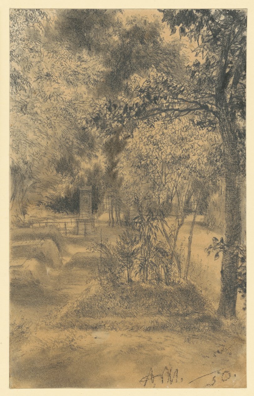 Moderns grav av Adolph Menzel