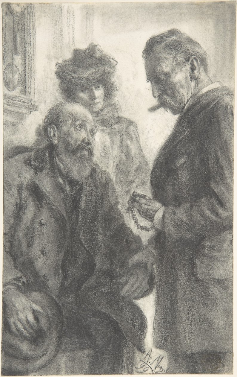 Läkare och patient av Adolph Menzel