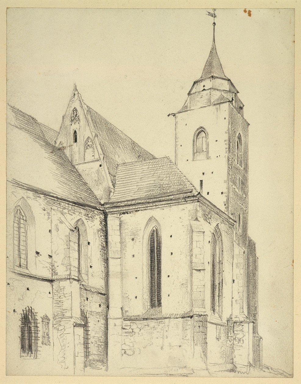Katolska församlingskyrkan Sankt Martin i Jauer av Adolph Menzel