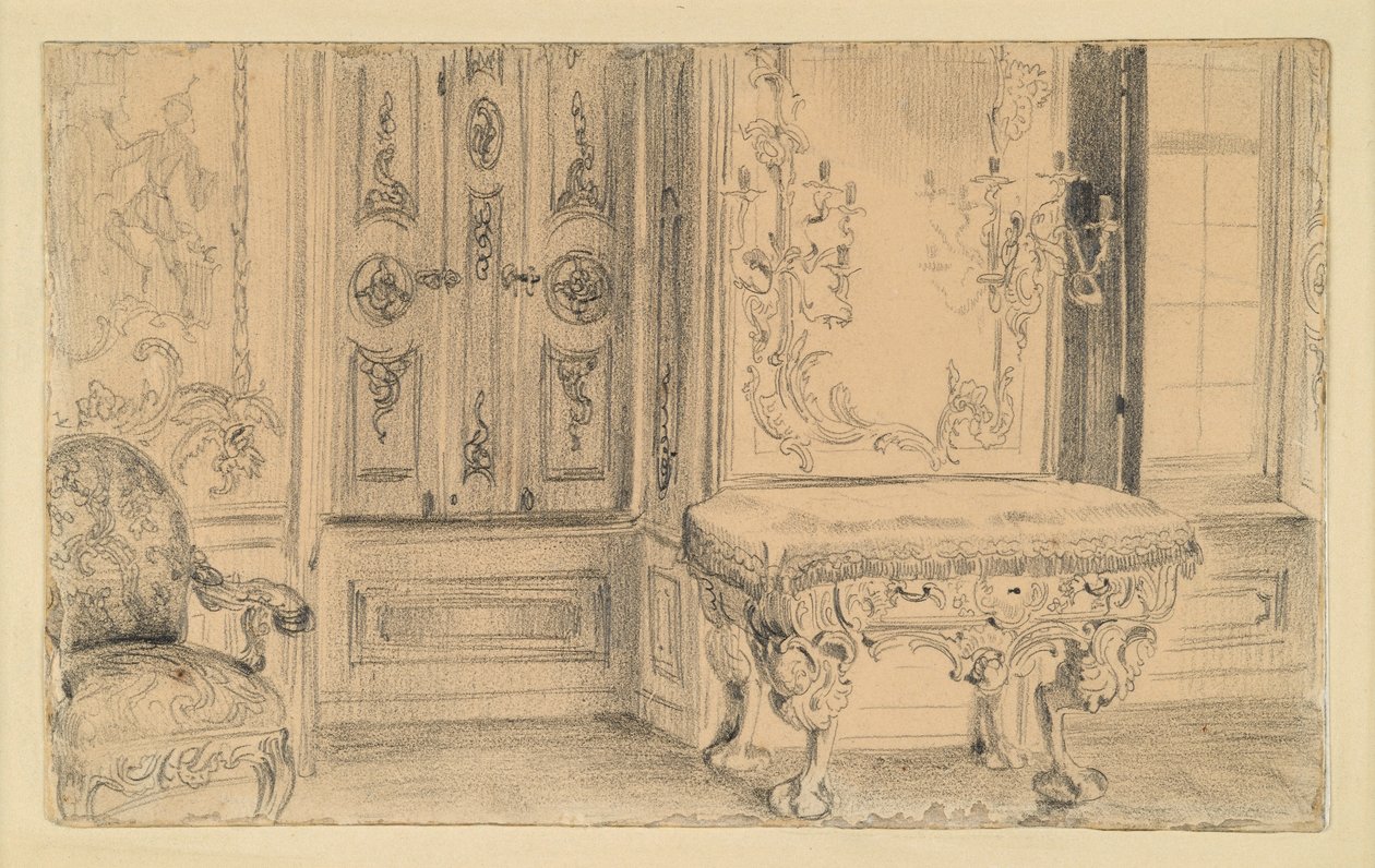 Konsertsalen i Stadtschloss i Potsdam av Adolph Menzel