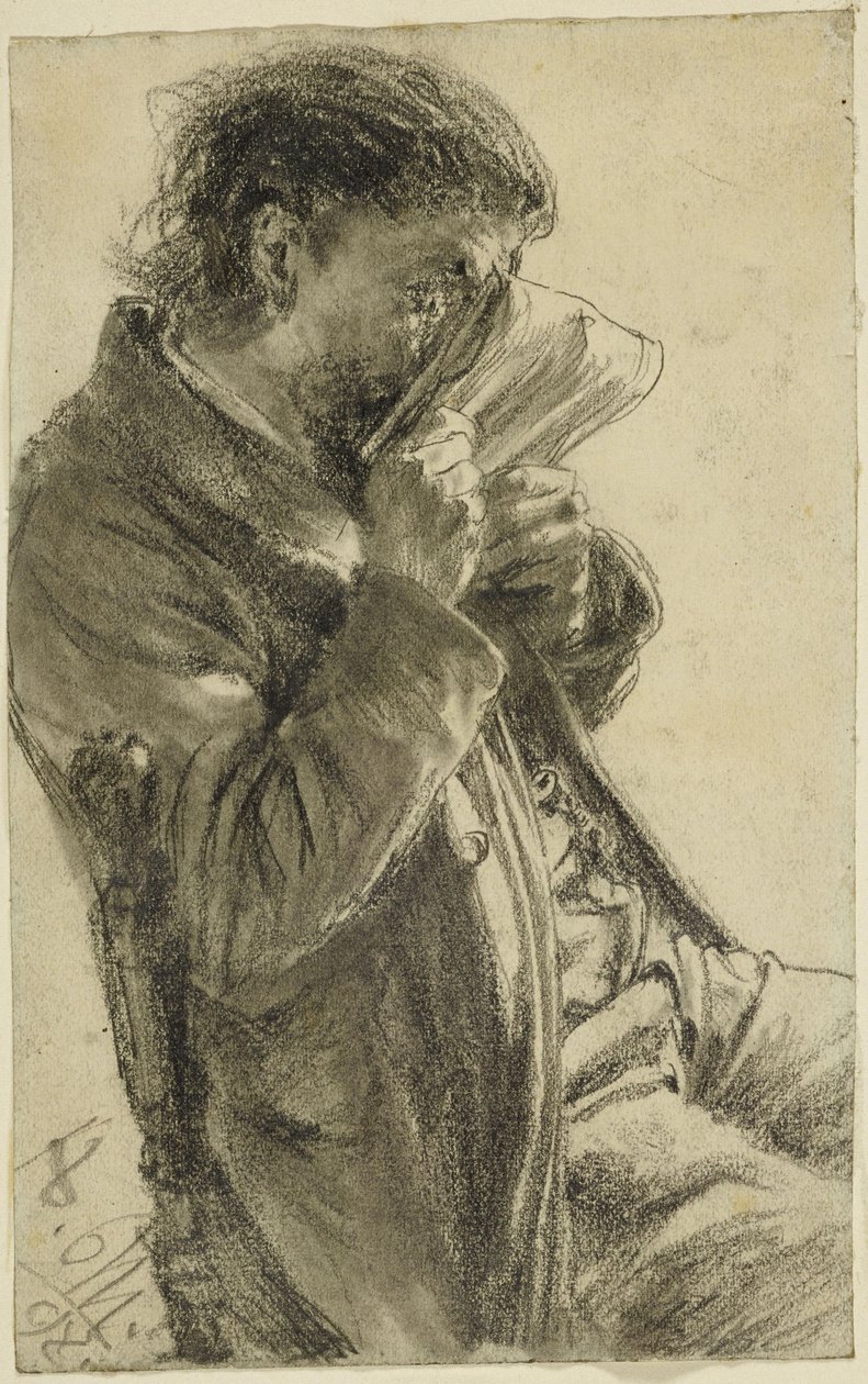 Läsande man av Adolph Menzel