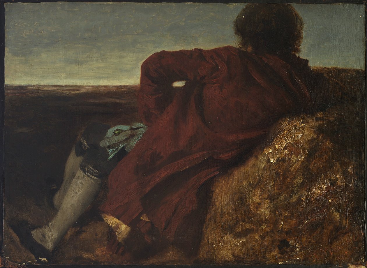 En vilande man av Adolph Menzel