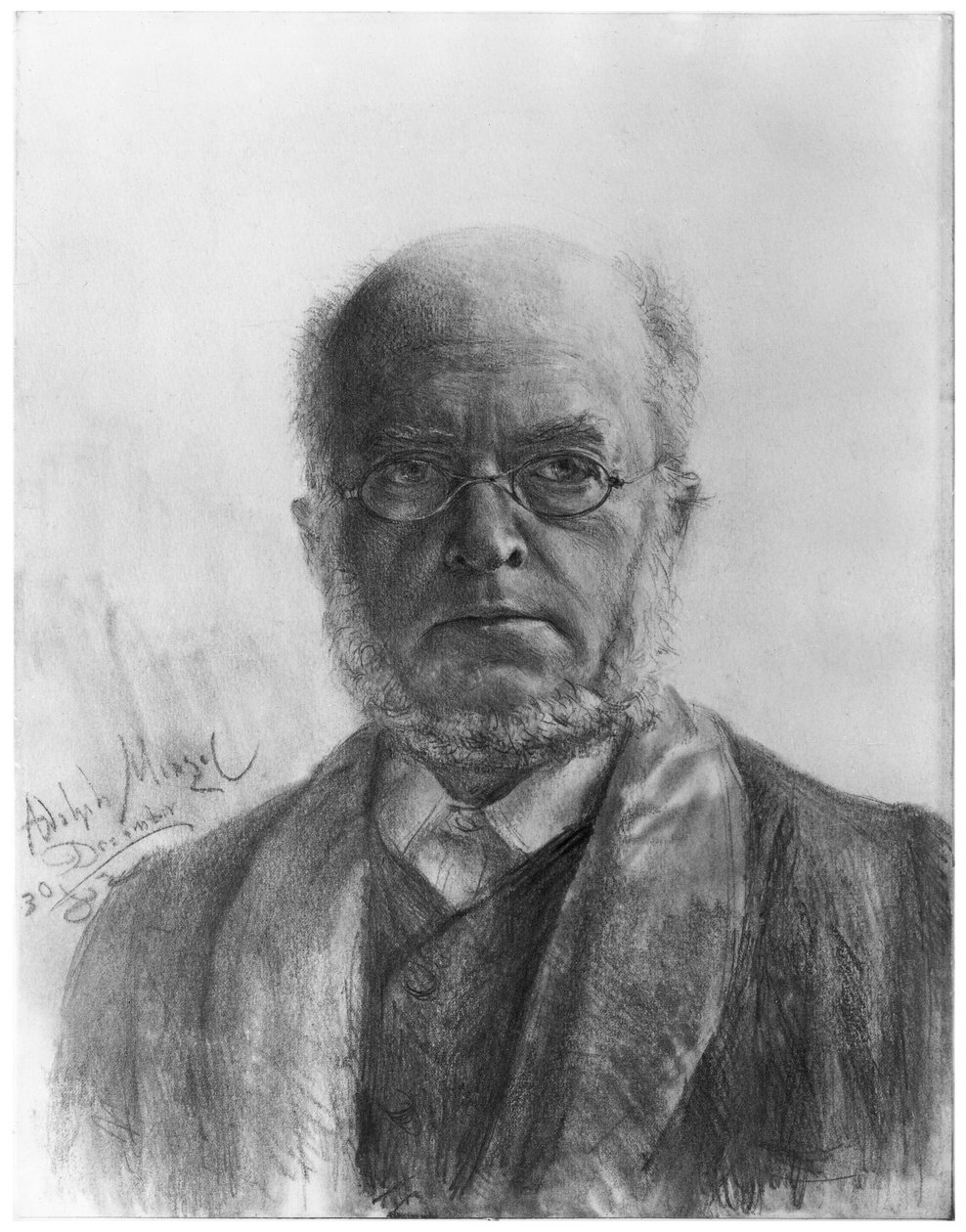 Självporträtt av Adolph Menzel