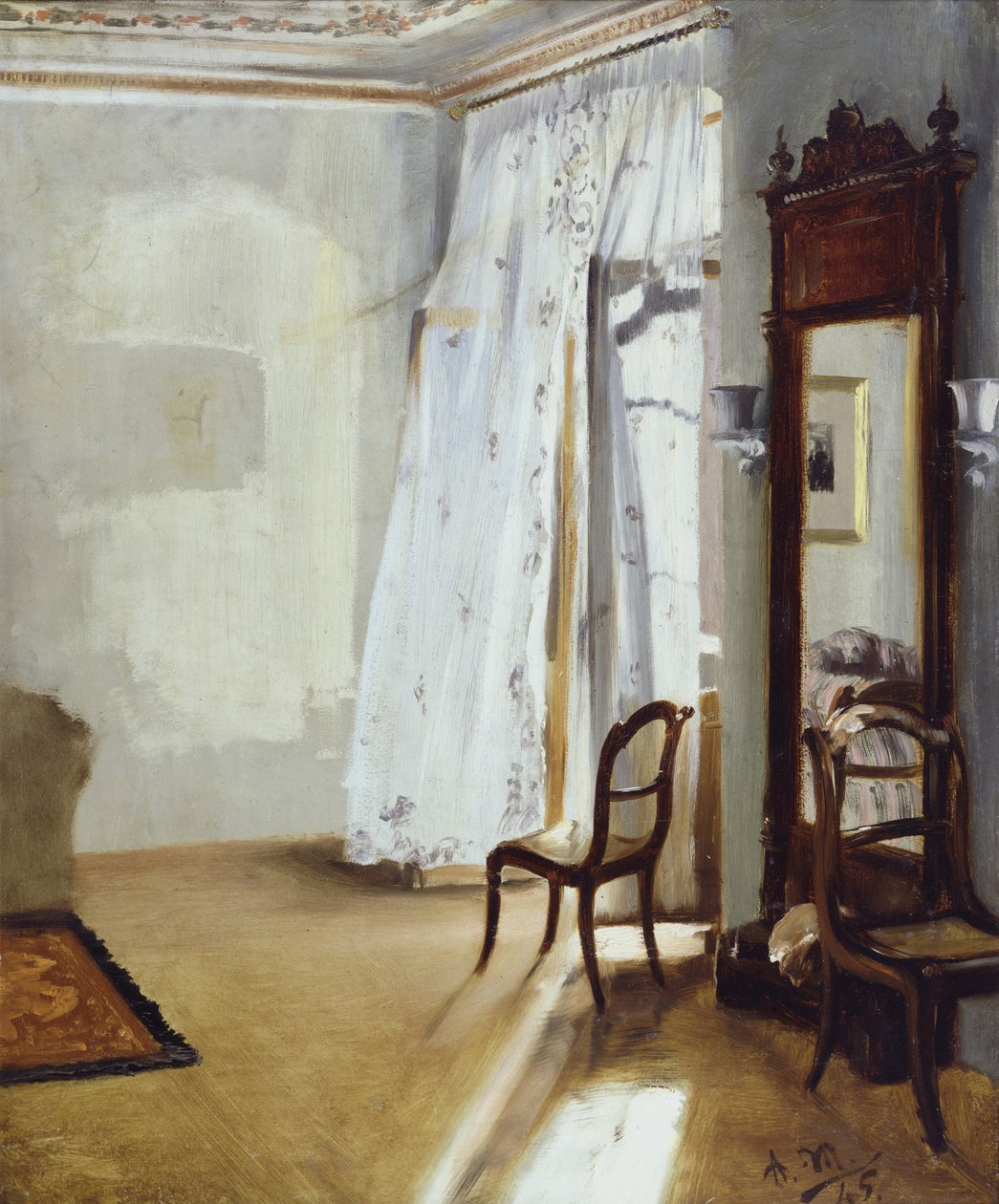 Balkongrummet av Adolph Menzel