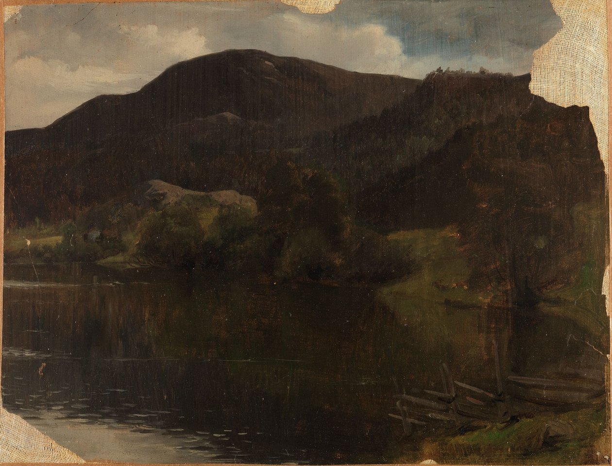 En sjö av Adolph Tidemand