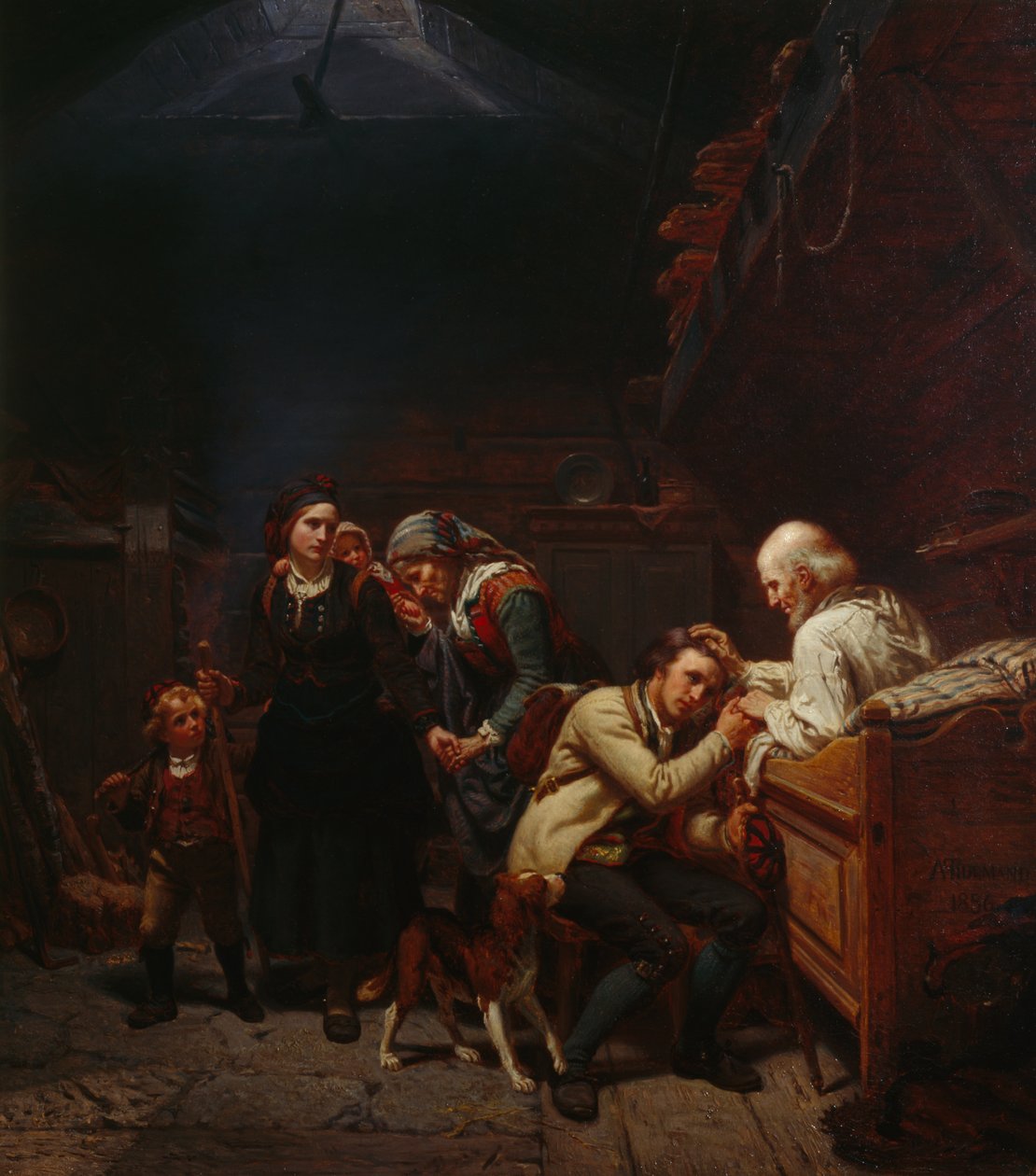 Emigranter av Adolph Tidemand