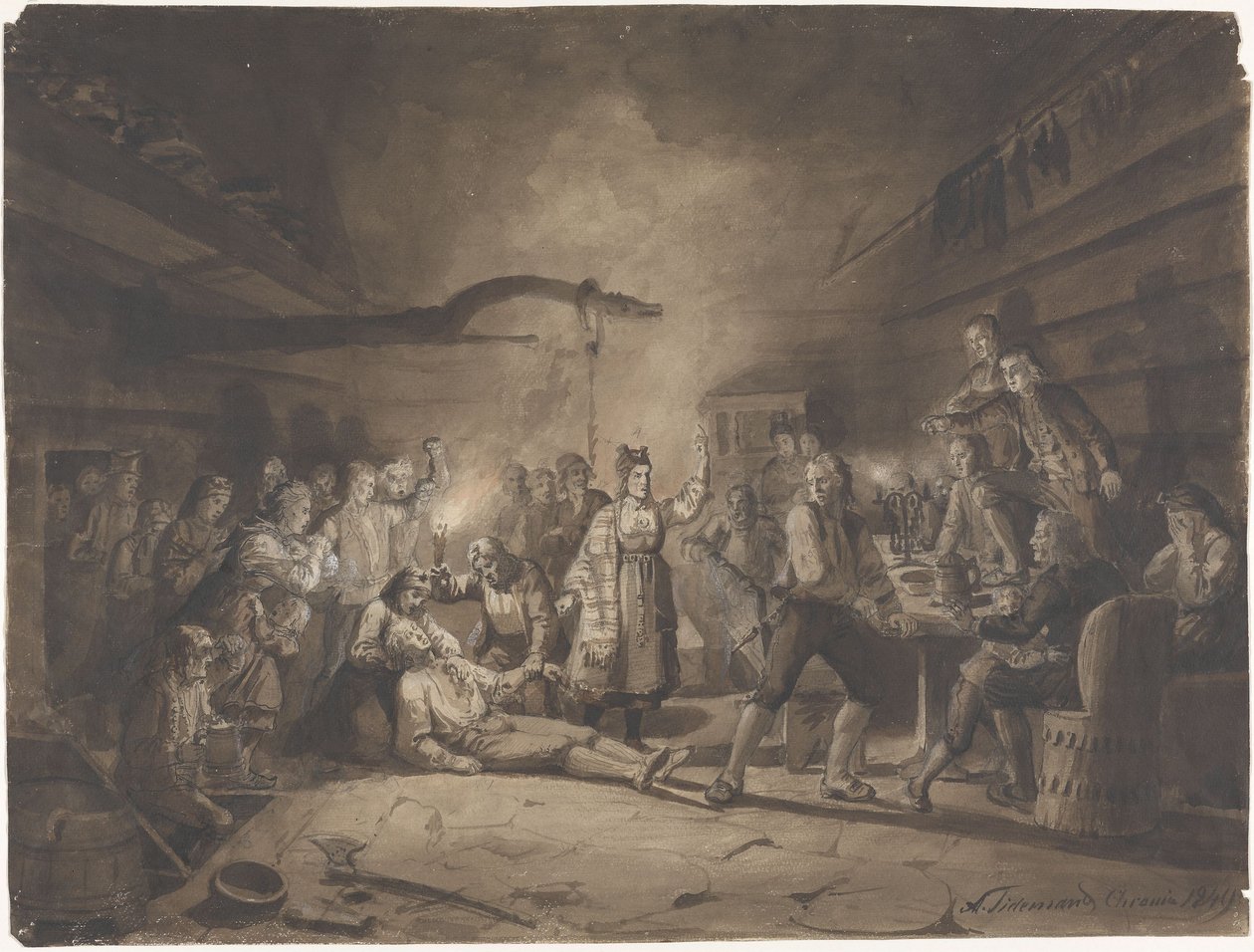 Efter duellen av Adolph Tidemand