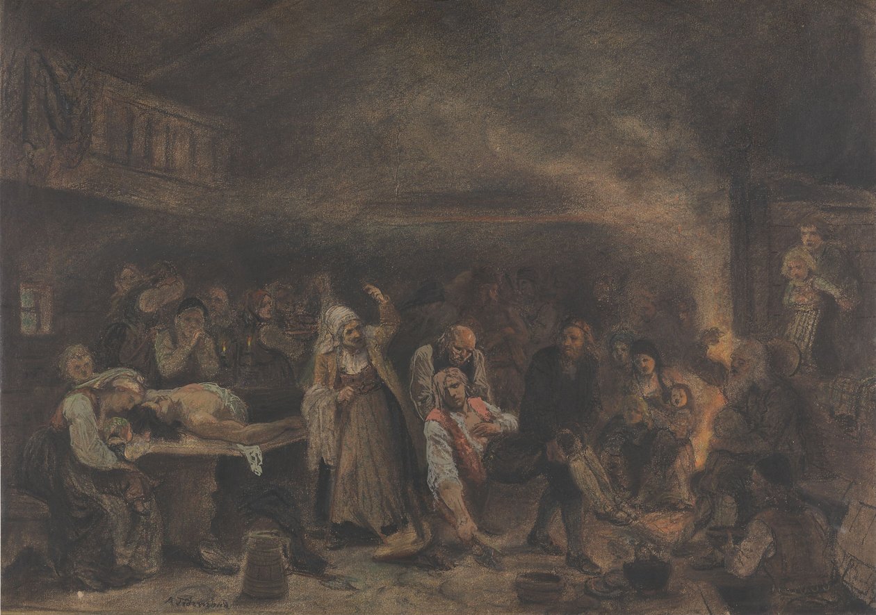 Efter duellen av Adolph Tidemand