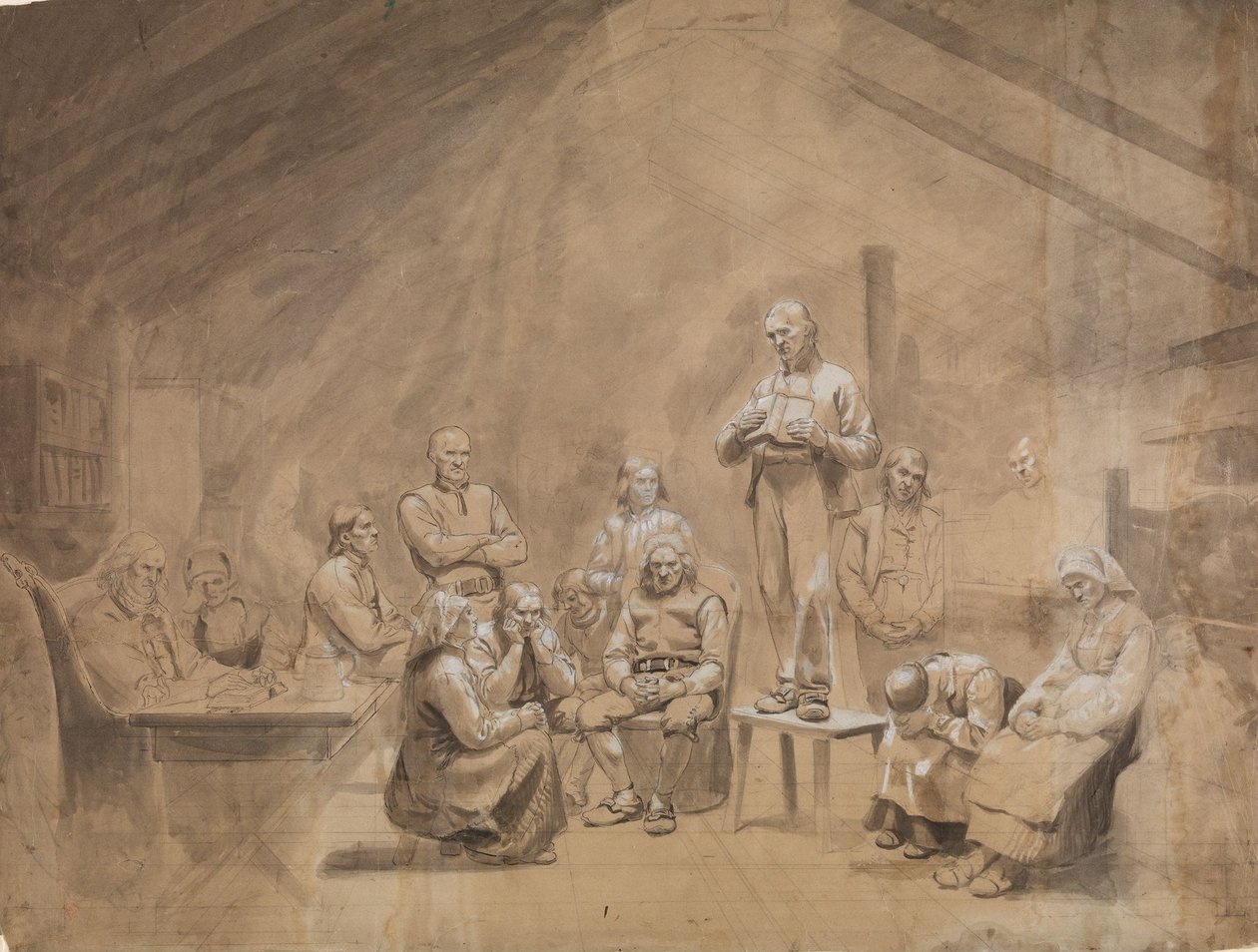 Haugianerna av Adolph Tidemand