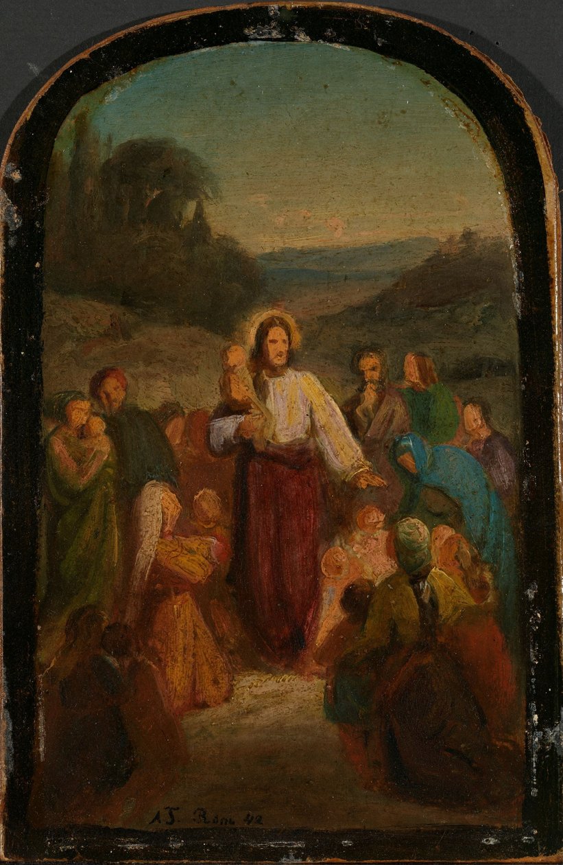 Lasst die kleinen Kinder zu mir kommen av Adolph Tidemand