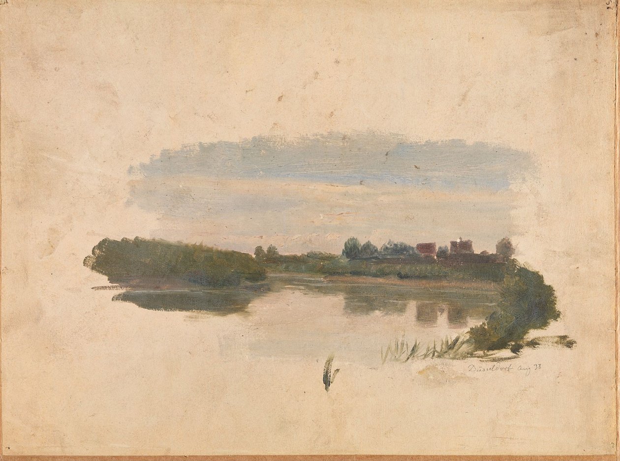 Landskapsstudie av Adolph Tidemand