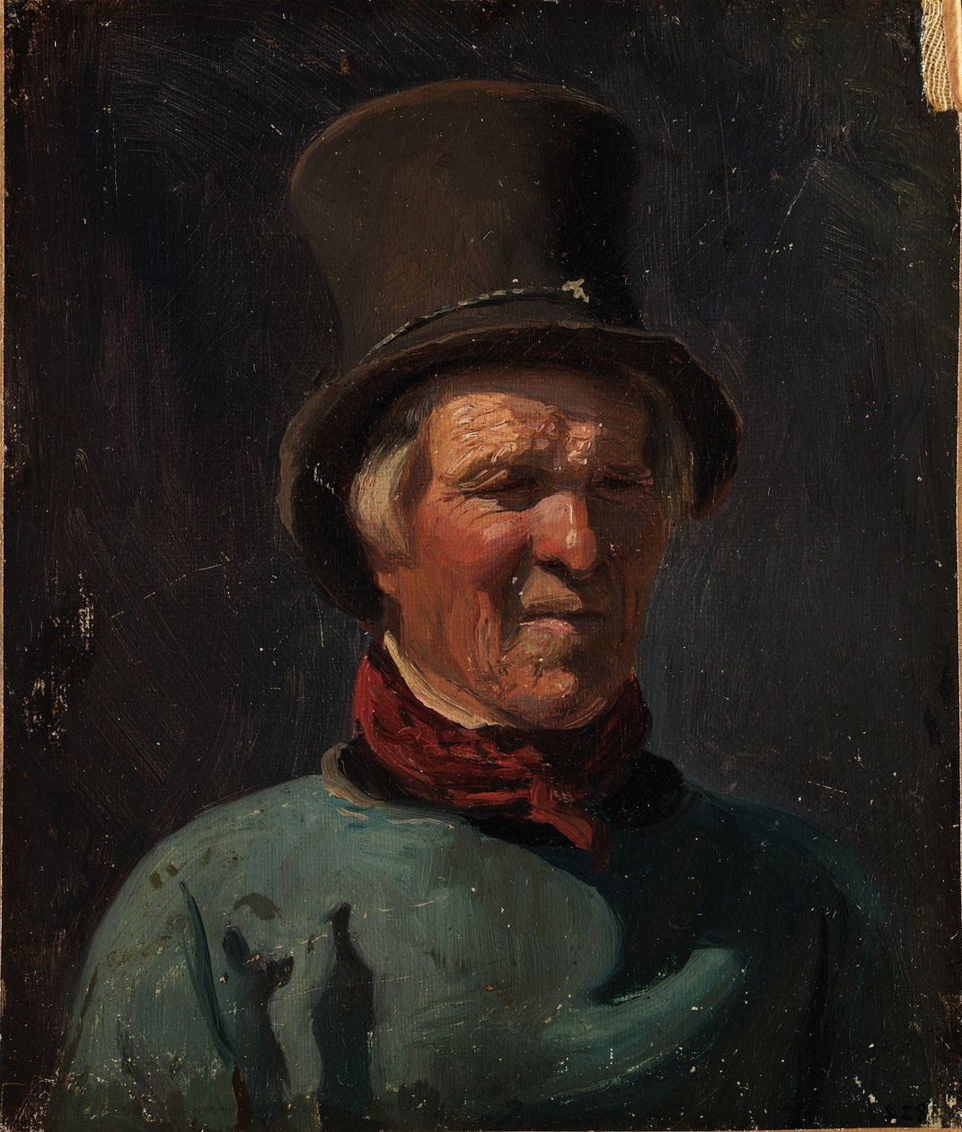 Man med hatt av Adolph Tidemand