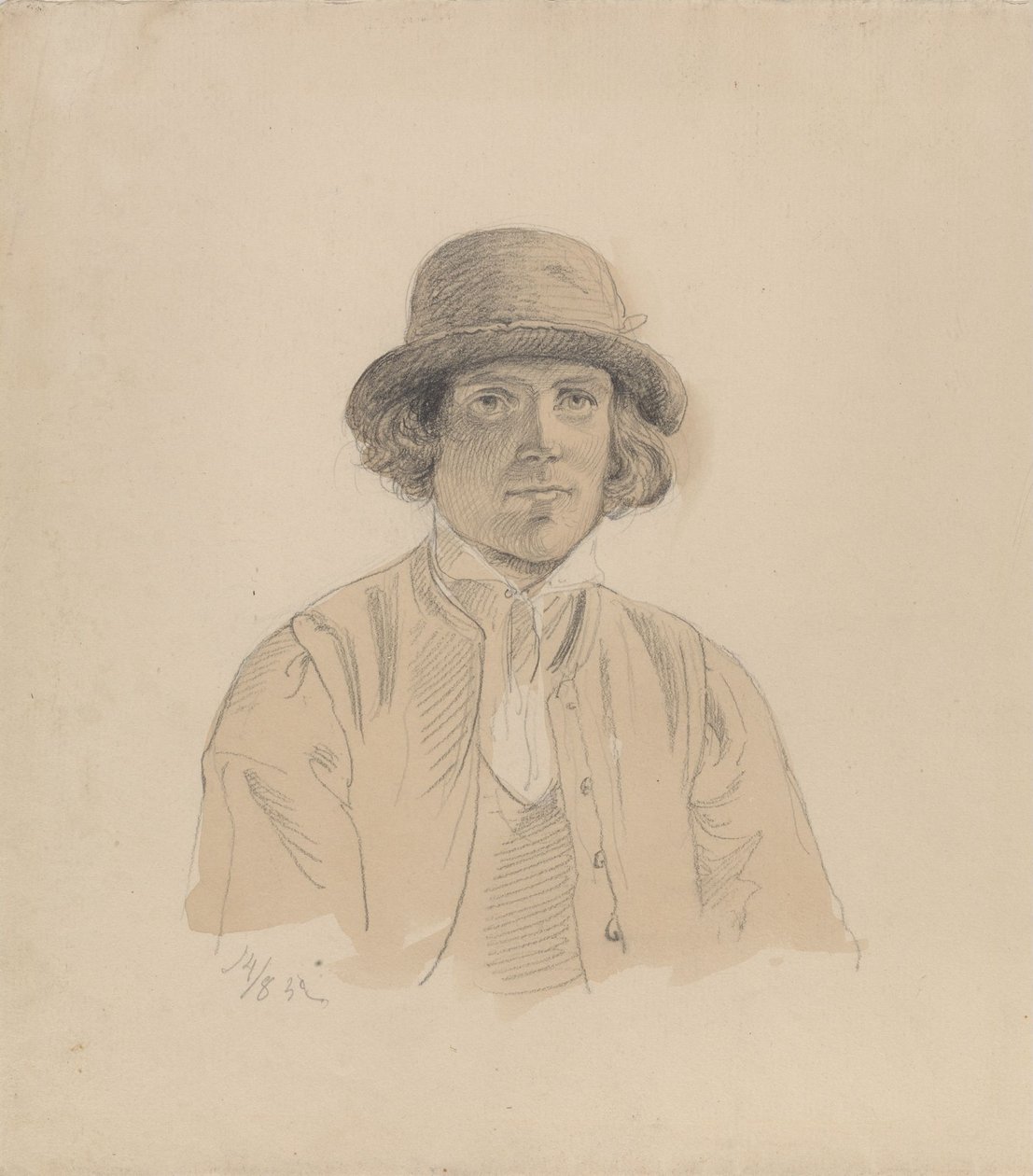 Man med hatt av Adolph Tidemand
