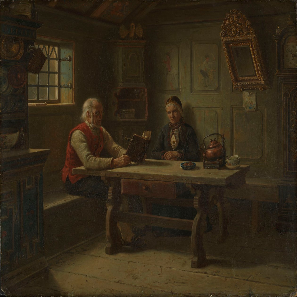 Ensamhet i ålderdomen av Adolph Tidemand