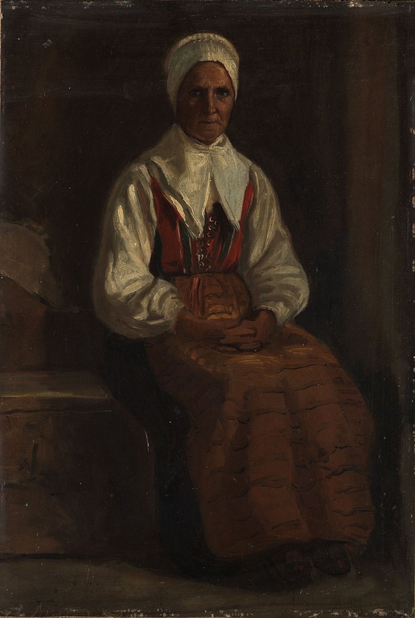 Bondkvinna av Adolph Tidemand