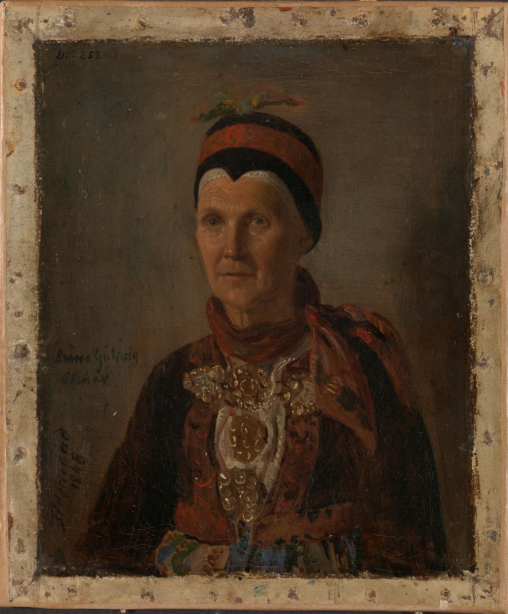 Porträtt av Anna Gulsvig av Adolph Tidemand