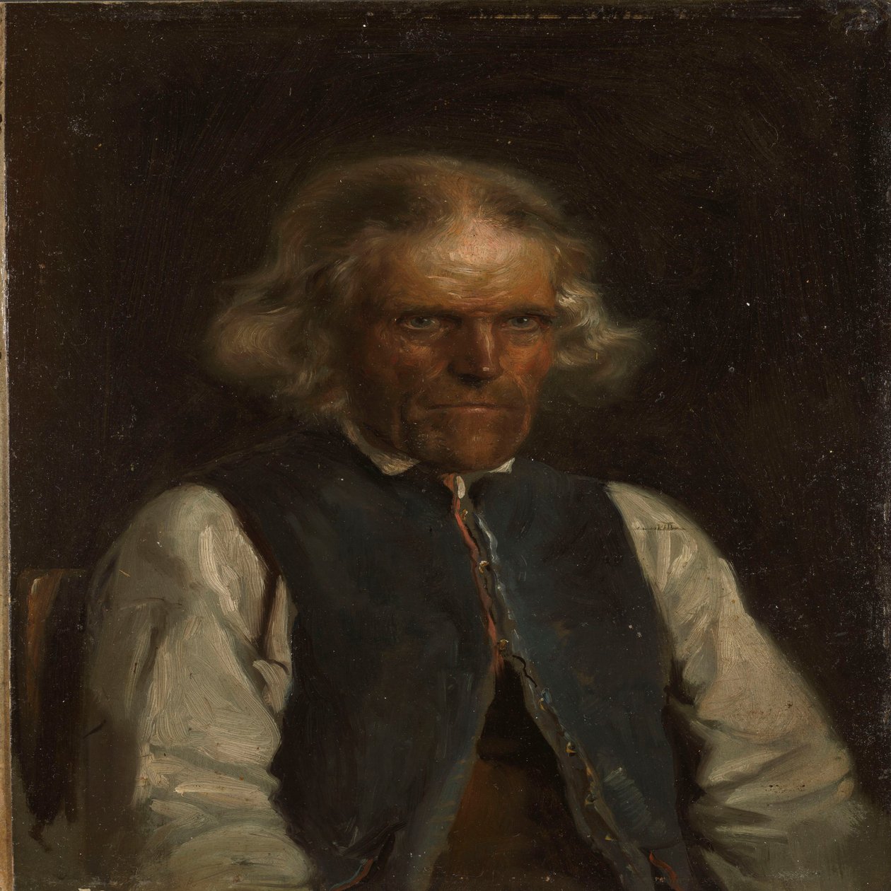 Porträtt av en bonde från Voss av Adolph Tidemand
