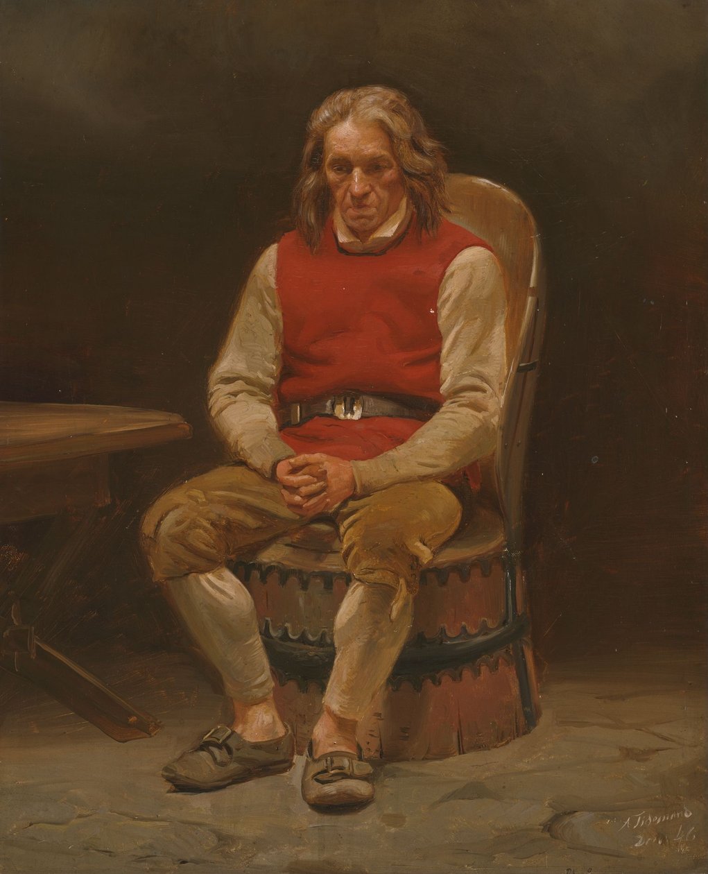 Den sittande bonden av Adolph Tidemand