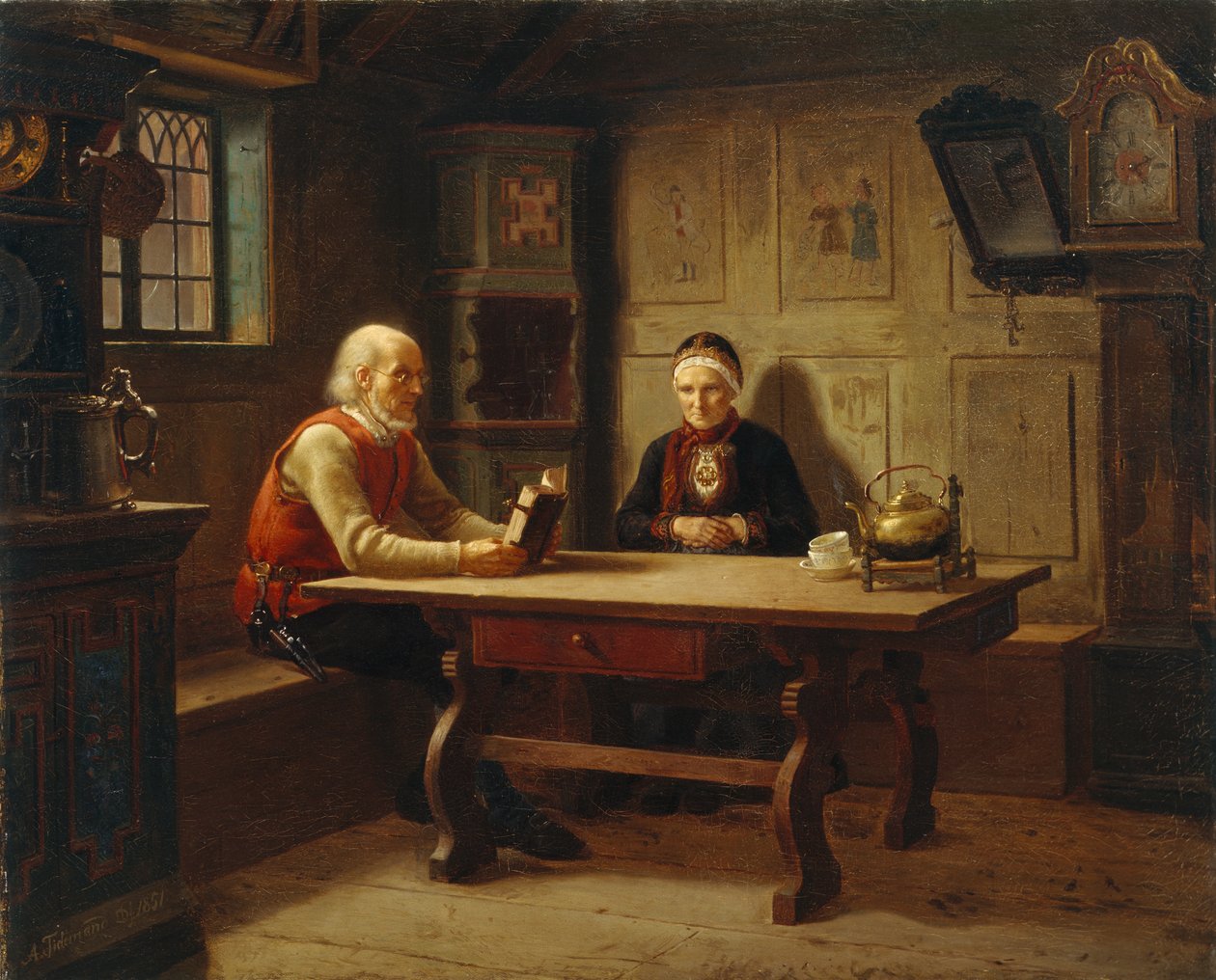 Den ensamma gamla (Husböner), Gulsvik av Adolph Tidemand