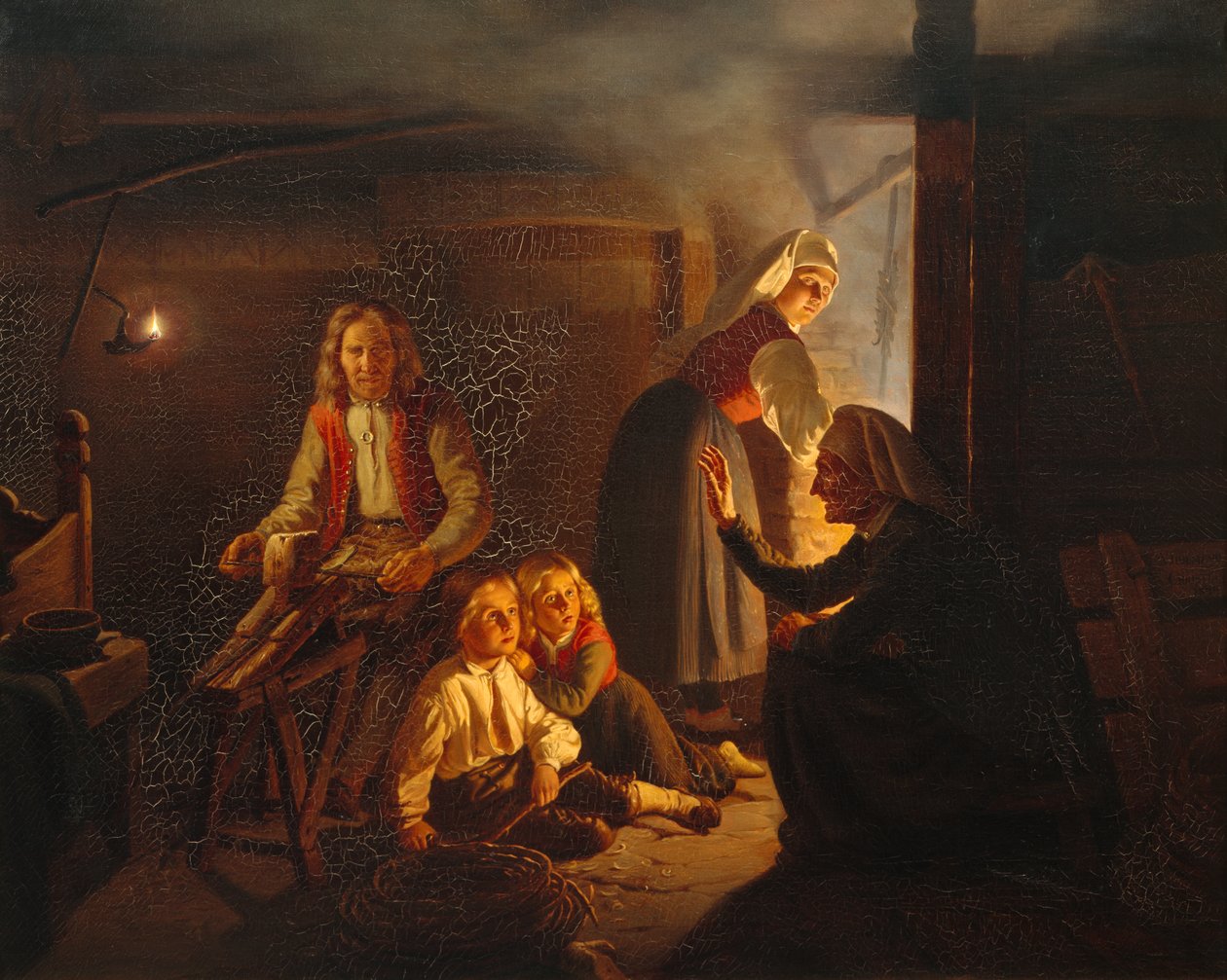 Historieberättaren (målning) av Adolph Tidemand