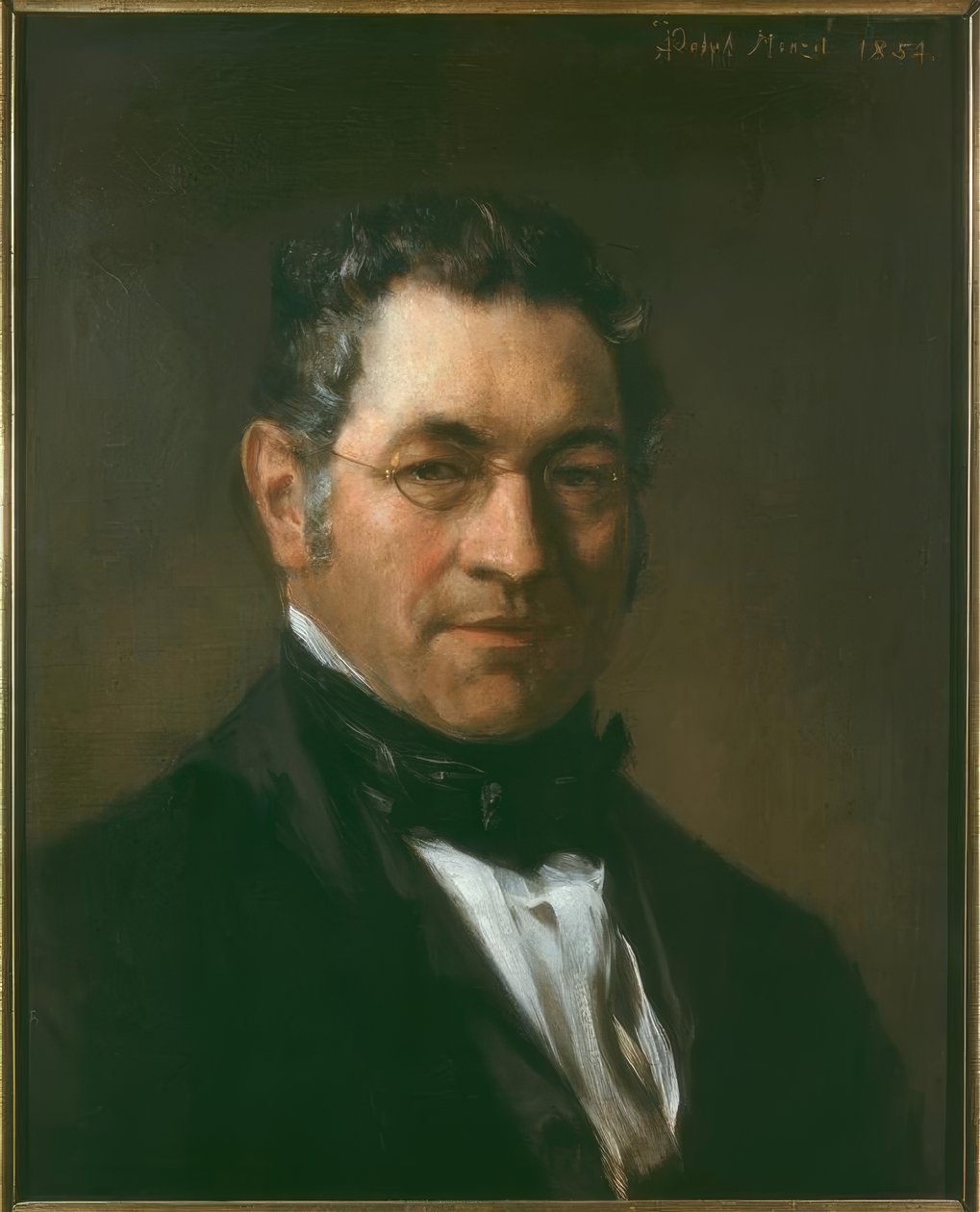 Porträtt av en gentleman av Adolph Menzel