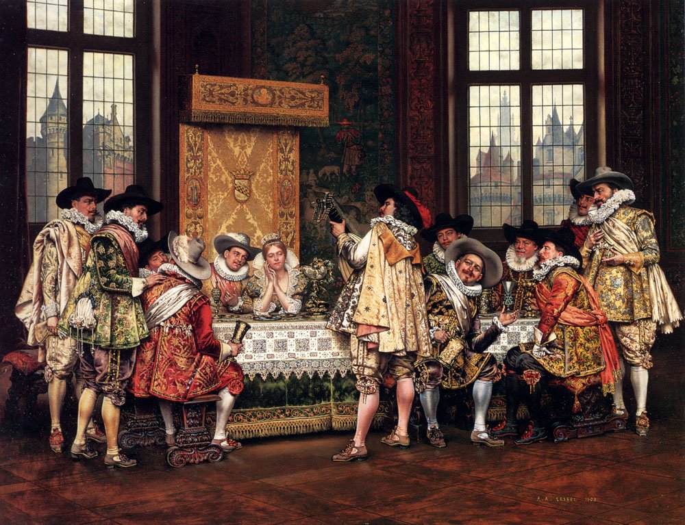 Ett musikaliskt mellanspel av Adolphe Alexandre Lesrel