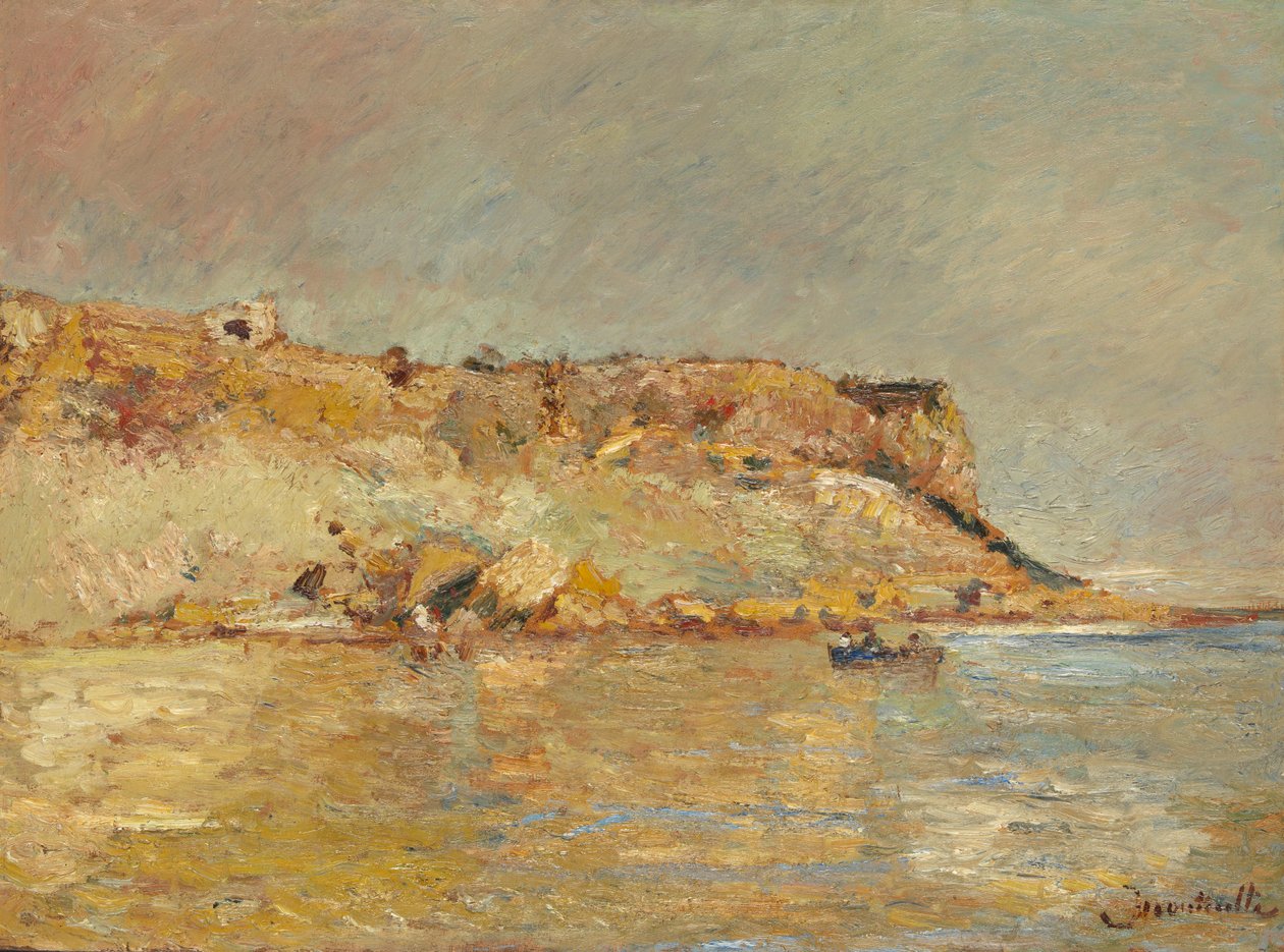 Kustgebergte av Adolphe Joseph Thomas Monticelli