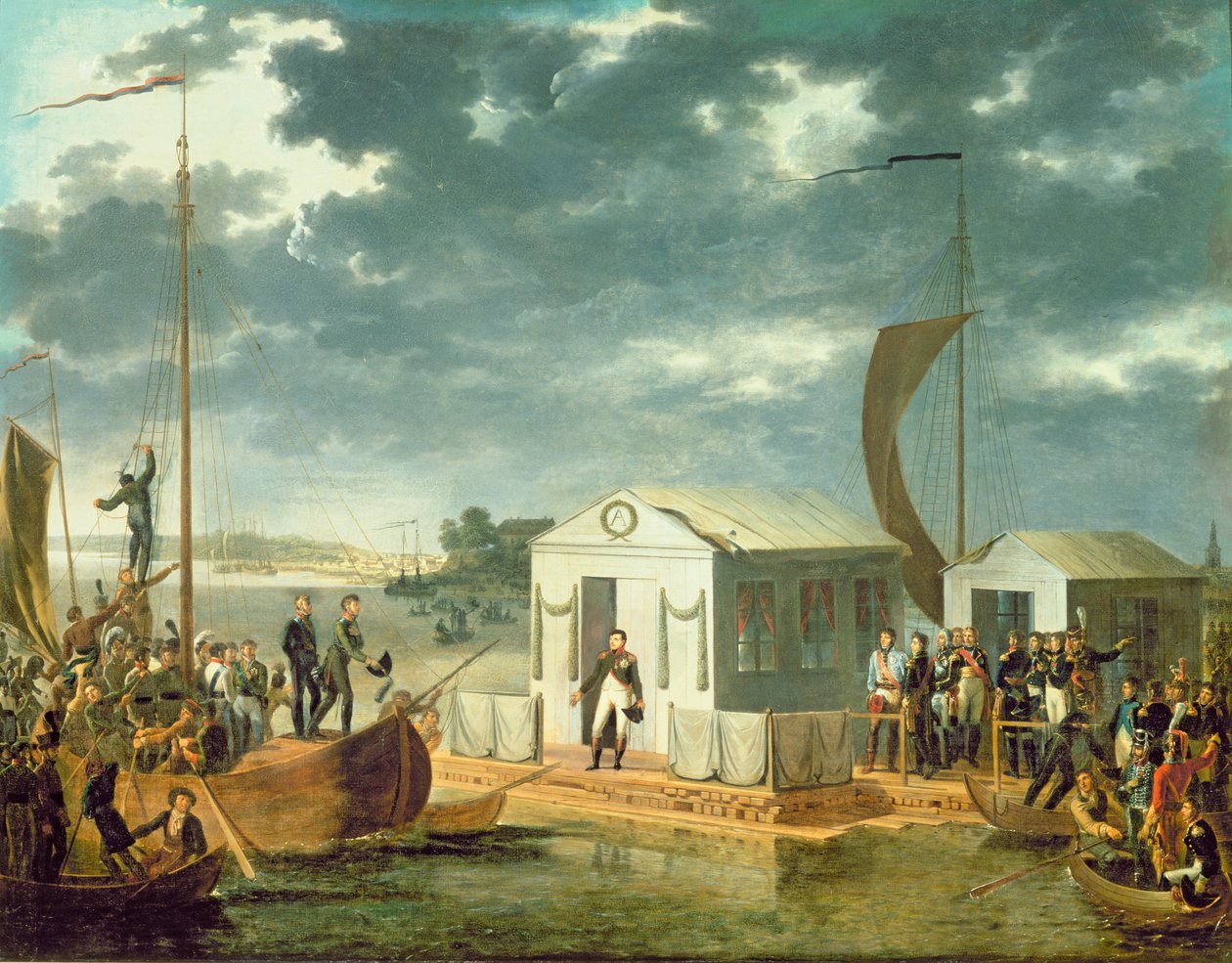 Tilsit-traktaten, 1807 swed av Adolphe Roehn