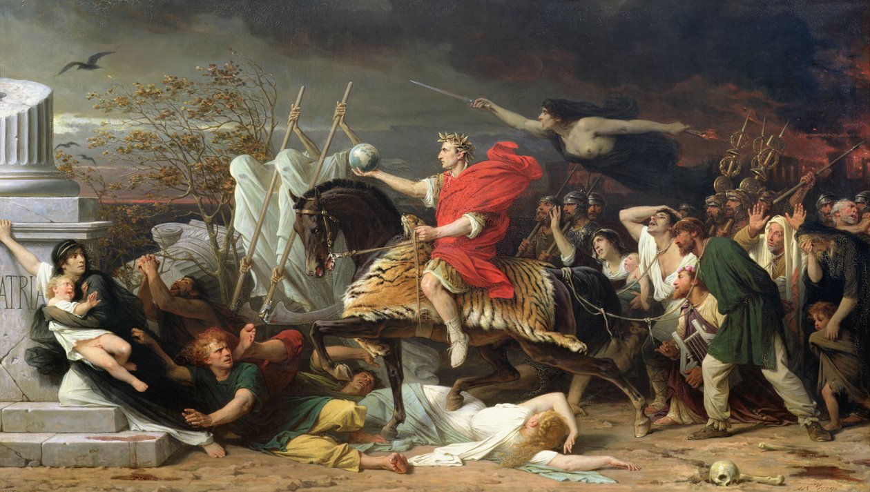 Caesar, 1875 av Adolphe Yvon