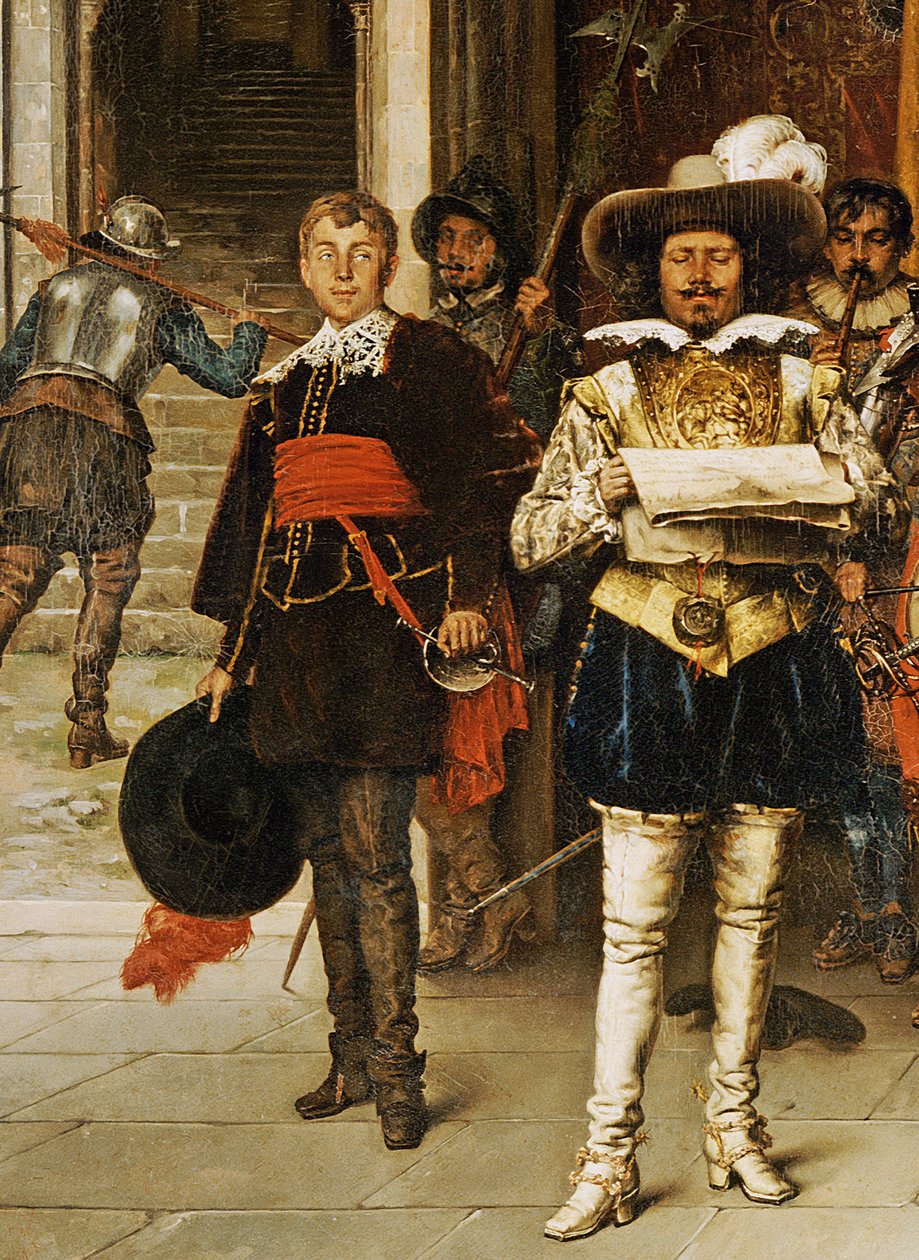 Kungens musketörer av Adolphe Alexandre Lesrel
