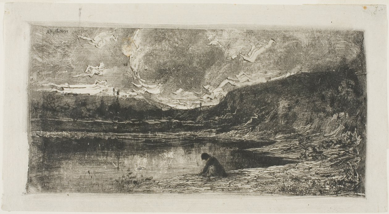En klippa i Rix socken av Adolphe Appian