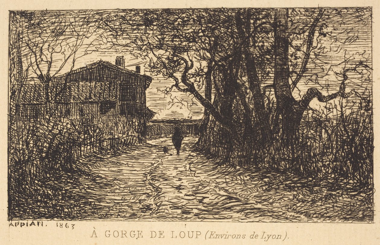 En ravin vid Loup av Adolphe Appian