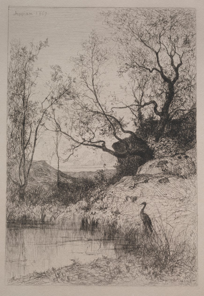 En damm av Adolphe Appian