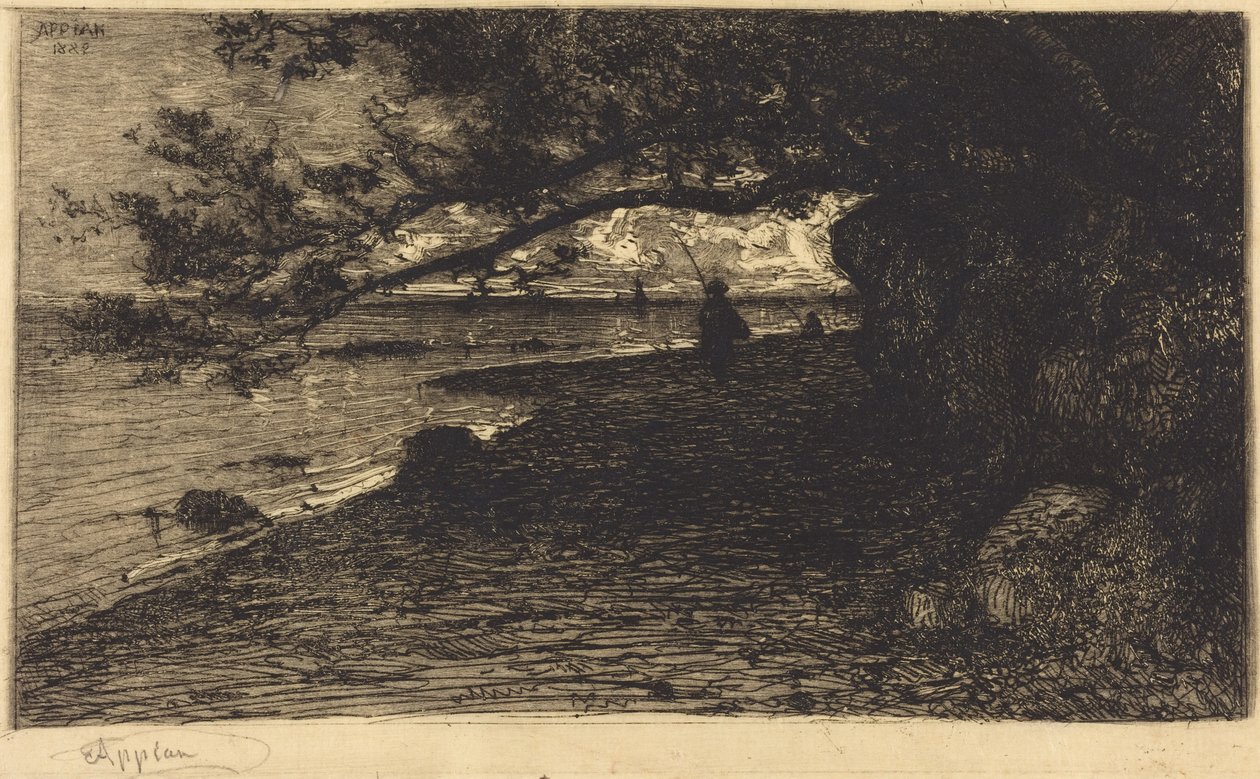 I Villefranche-sur-Mer av Adolphe Appian