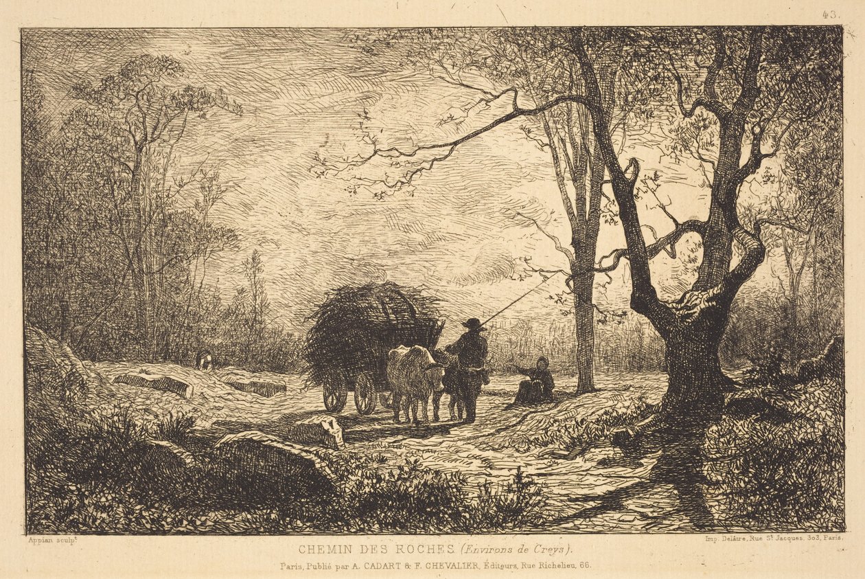 Chemin des Roches av Adolphe Appian